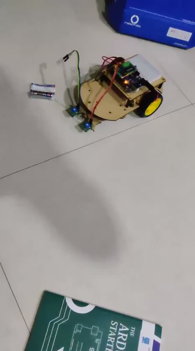 Charan’s early floor-cleaning robot, from his original demo